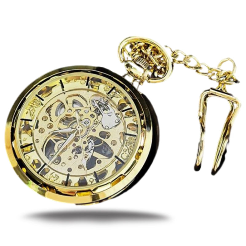 Reloj de bolsillo mecánico Goldie Skeleton