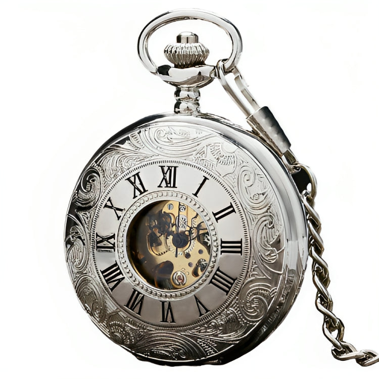 Reloj de bolsillo mecánico de doble claplet