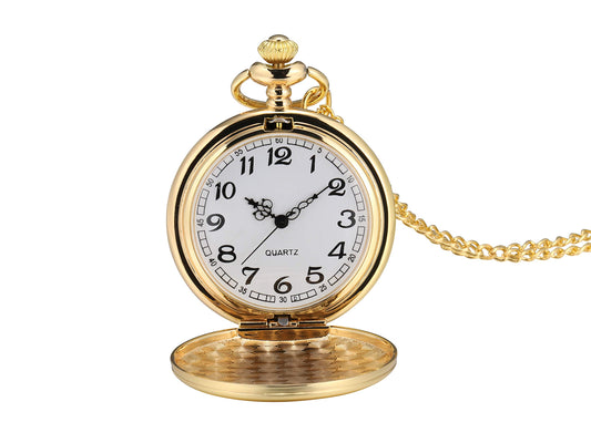 Reloj de bolsillo | Dorado Vintage Liso