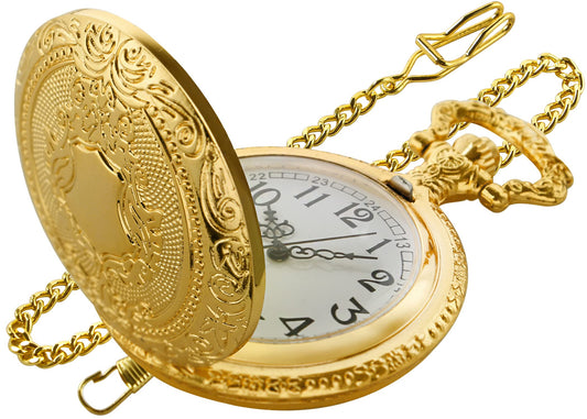 Reloj de bolsillo | Escudo de oro para hombre